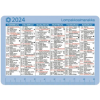 Lompakkoalmanakka 2024 vuosikalenteri 100 x 70mm