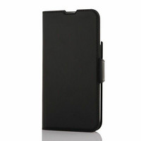 Nahkainen lompakkokotelo Book case Apple iPhone 15 musta