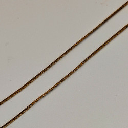Kultainen 0,6 mm venetsiaketju 50cm