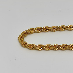Kultainen Cordell ranneketju, 18,5cm