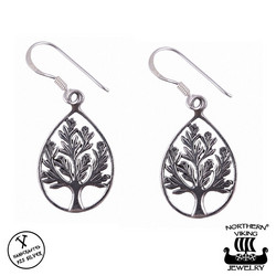 Northern Viking Jewelry®-Korvakorut Drop Tree Of Life