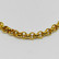 Kultainen 3mm papuketju, 45cm