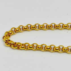 Kultainen 2,5mm papuketju, 45cm