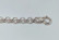 Hopeinen 11 mm papuketju 45 cm
