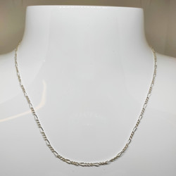 Hopeinen 1,2mm figaroketju, 42cm