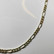 Hopeinen 3 mm figaroketju, 42cm