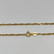 Kultainen singaporeketju 38cm