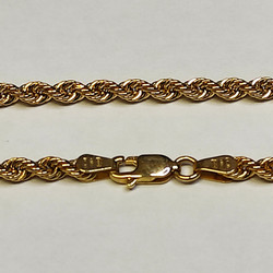 Kultainen Cordell -ketju 14K 50cm