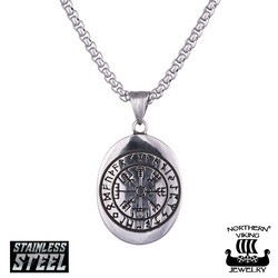 Kaulakoru Northern Viking Jewelry Wolf & Moon