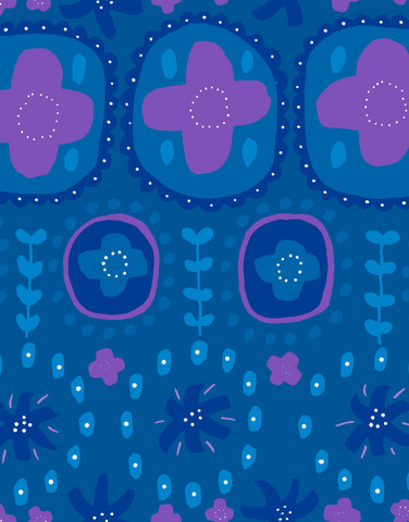Auroora-cotton jersey blue