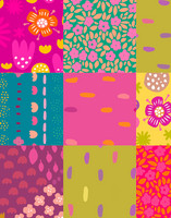 Tilkkutäkki-cotton jersey multicolor