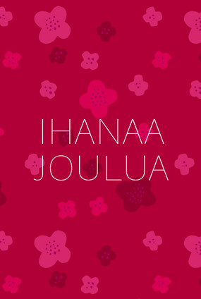 Ihanaa joulua-postcard