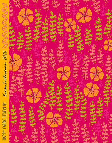 Leväniitty-cotton jersey cherry
