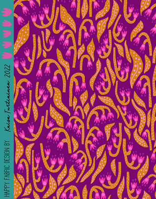 0,55 m piece Kielo-cotton jersey plum