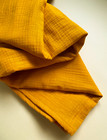 Simple cotton scarf yellow
