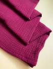 Simple cotton scarf wine