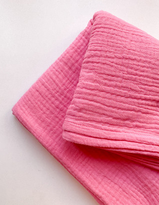 Simple cotton scarf light pink