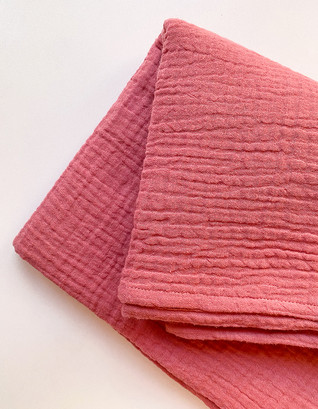 Simple cotton scarf rose