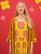 Tuittu-cardigan mustard yellow