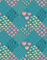 Palsta-viscose fabric ocean