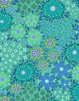 Floora-cotton jersey turquoise