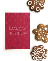 Makeaa joulua-postcard