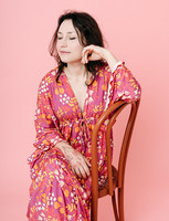 Minea-morning gown fuchsia