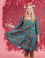 Amalia-dress petrol
