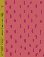 Pilkkumi-cotton fabric coral