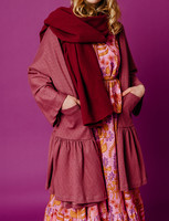 Tuittu-cardigan mauve