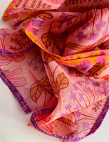 Yrttitarha-scarf light pink