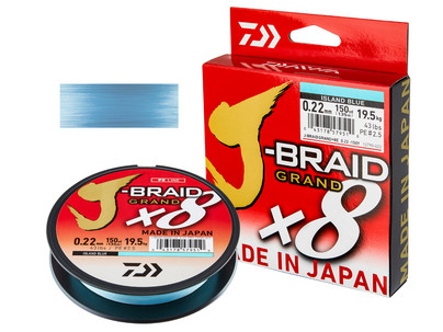 Daiwa J-Braid Grand X8 Island Blue 0.13 mm 8.5kg