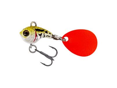 Westin DropBite Tungsten Spin Tail, Pearl Sticleback 7g