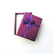 Polka dot lahjarasia koruille Fuksia/Violetti 7 x 9 x 2,6cm