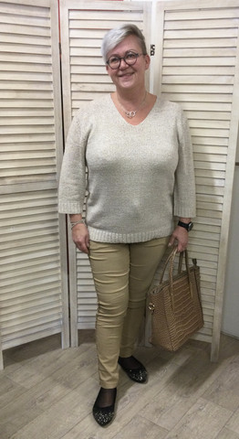Neulepusero, beige