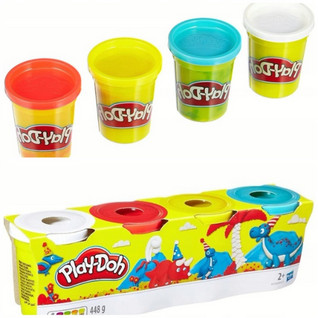 Play Doh muovailuvaha 4 paketti