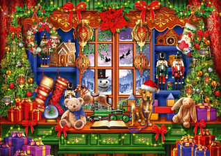 Bluebird Ye Old Christmas Shoppe-palapeli 1000 palaa
