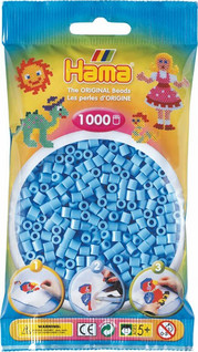 Hama pussi 1000 pastellin sininen