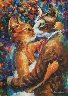 Art Puzzle Dance of the Cats in Love palapeli 1000 palaa