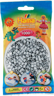 Hama pussi 1000 vaalean harmaa