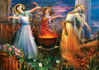 Art Puzzle Fire Dance palapeli
