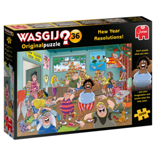 Wasgij  original 36 New Year Resolutions palapeli 1000 palaa