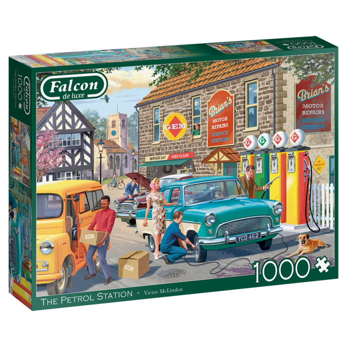 Falcon Deluxe Christmas In Cardiff Jigsaw Puzzle Victor McLindon 1000 Falcon Deluxe Christmas In Cardiff Jigsaw Puzzle Victor McLindon 1000