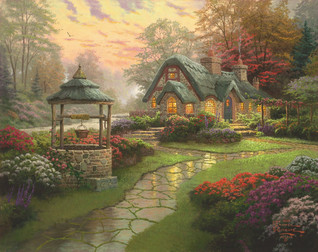 Schmidt Thomas Kinkade Home to the well palapeli 1000 palaa