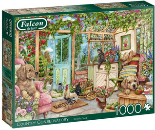 Falcon Debbie Cook Country Conservatory palapeli 1000 palaa