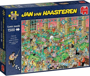 Jan Van Haasteren Biljardisali-Chalk Up palapeli 1500 palaa