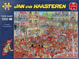 Jan Van Haasteren La Tomatina palapeli 1000 palaa