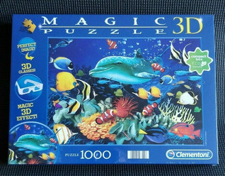 Clementoni 3 D Delfin Reef palapeli 1000 palaa