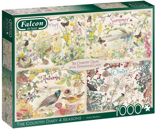 Falcon The Country Diary 4 seasons palapeli 1000palaa