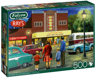 Falcon A Trip To The Movies palapeli 500 palaa